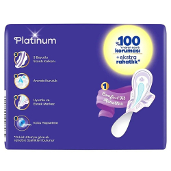 Orkid Hijyenik Ped Platinum Gece 6'lı - 8