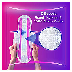 Orkid Platinum Hijyenik Ped Gece Ekonomik 10'lu - Orkid (1)