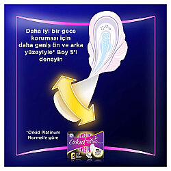 Orkid Platinum Hijyenik Ped Gece Ekonomik 10'lu - 5