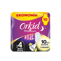 Orkid Platinum Hijyenik Ped Gece Ekonomik 10'lu - 7