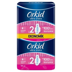 Orkid Ultra Ekstra Uzun Ekonomik Paket 14 adet - Orkid