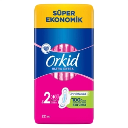 Orkid Ultra Extra Hijyenik Ped Uzun Süper Ekonomik Paket 22 Ped - 2