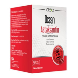 Orzax Ocean Astaksantin 30 Kapsül