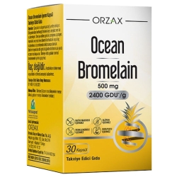 Orzax Ocean Bromelain 30 Kapsül