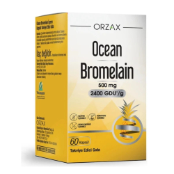 Orzax Ocean Bromelain 60 Kapsül - Orzax