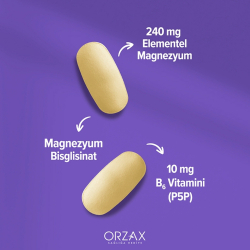 Orzax Ocean ExtraMag Magnezyum Bisglisinat + P5P (60 tablet) - Orzax (1)
