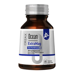 Orzax Ocean ExtraMag Üçlü Magnezyum Kombinasyonu 60 Tablet - Orzax