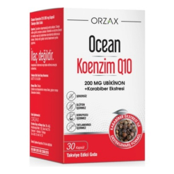 Orzax Ocean Koenzim Q10 200 Mg 30 Kapsül