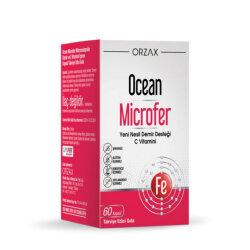 Orzax Ocean Microfer Demir ve C Vitamini 60 Kapsül - Orzax