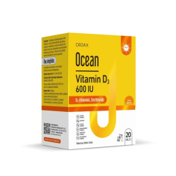 Orzax Ocean Vitamin D3 600 IU 20 ml - Orzax