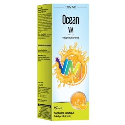 Orzax Ocean Vitamin Mineral - Portakal Aromalı 150ml