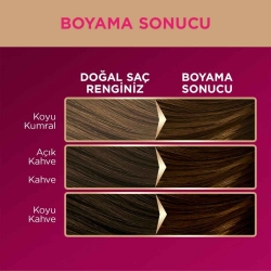 Palette Deluxe Saç Boyası 50ml - 4.65 Büyüleyici Kahve - 6
