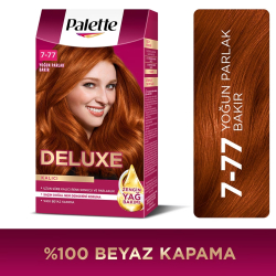 Palette Deluxe Set Saç Boyası 7.77 Yoğun Parlak Bakır - Palette