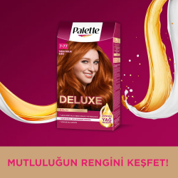 Palette Deluxe Set Saç Boyası 7.77 Yoğun Parlak Bakır - 3