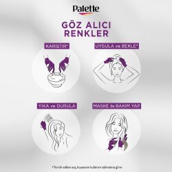 Palette Göz Alıcı Renkler Saç Boyası - 3.0 Koyu Kahve - 3