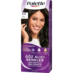 Palette Göz Alıcı Renkler Saç Boyası - 3.0 Koyu Kahve - 8