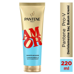 Pantene Amor Yumuşak ve Pürüzsüz 3 Dakikalık Mucize Saç Bakım Kremi 220 ml - Pantene