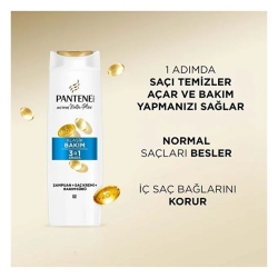 Pantene Temel Bakım 3'ü 1 Arada Şampuan 400 ml - Pantene (1)