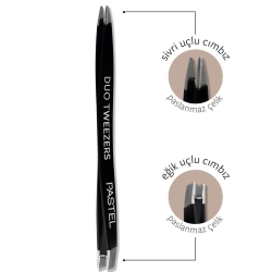 Pastel Duo Tweezers 10 Çift Taraflı Cımbız - Pastel (1)
