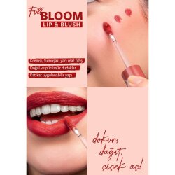 Pastel Full Bloom Lip Blush Ruj & Allık 80 Blossom - 2