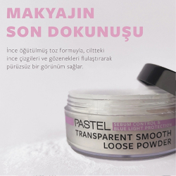 Pastel Transparent Smooth Loose Powder 100 – Şeffaf Beyaz Pudra (100 gr) - 4