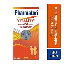 Pharmaton Vitality 30 Tablet - Takviye Edici Gıda - pharmaton
