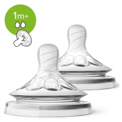 Philips Avent Natural Biberon Emziği 1Ay+ 2Adet 
