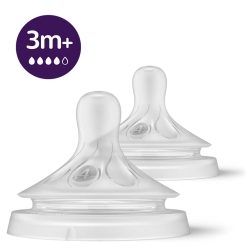 Philips Avent Natural Response 3+Ay 2'li Biberon Emziği 2 Numara - Philips Avent