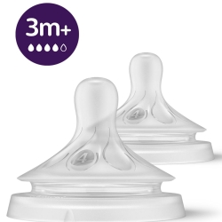 Philips Avent Natural Response 3+Ay 2'li Biberon Emziği 4 Numara - Philips Avent