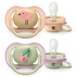 Philips Avent Ultra Air Silikon Emzik 0-6 Ay Kız 2 Adet 