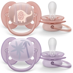 Philips Avent Ultra Soft 0-6 Ay 2'li Kız Bebek Emzik SCF091/09