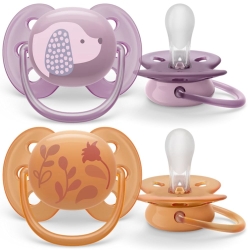 Philips Avent Ultra Soft 6-18 Ay 2'li Kız Bebek Emzik SCF091/18