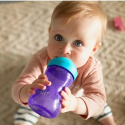 Philips Avent Yumuşak Uçlu Bardak Mor 9 Ay+ 300 ml - 3