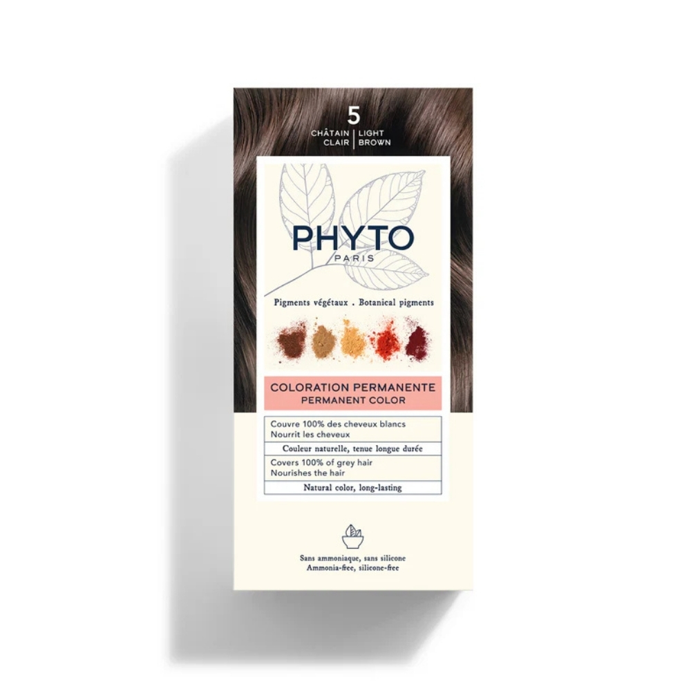 Phyto Color 5 Bitkisel Saç Boyası - Açık Kestane - Phyto