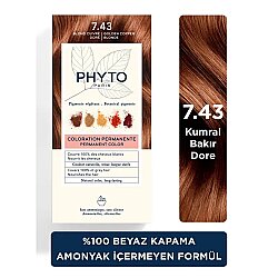 Phyto Phytocolor 7.43 Kumral Bakır Dore Saç Boyası 2 Adet - Phyto (1)