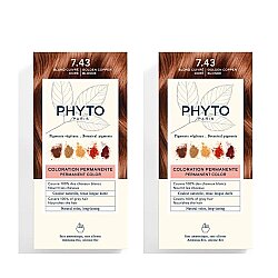 Phyto Phytocolor 7.43 Kumral Bakır Dore Saç Boyası 2 Adet - Phyto
