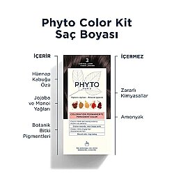 Phyto Phytocolor Kit Saç Boyası 3-Koyu Kestane Saç Boyası 2 Adet - 3
