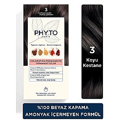 Phyto Phytocolor Kit Saç Boyası 3-Koyu Kestane Saç Boyası 2 Adet - Phyto (1)