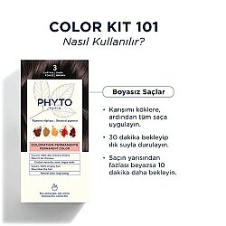 Phyto Phytocolor Kit Saç Boyası 3-Koyu Kestane Saç Boyası 2 Adet - 5