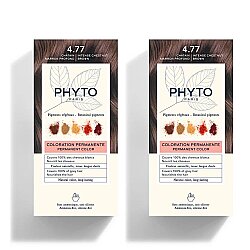Phyto PhytoColor Kit Saç Boyası 4.77 Yoğun Kestane Bakır Saç Boyası 2 Adet - Phyto