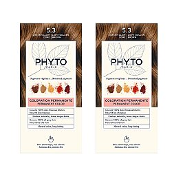 Phyto Phytocolor Kit Saç Boyası 5.3 Açık Kestane Dore Saç Boyası 2 Adet - Phyto