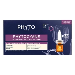 Phyto Phytocyane Kadın Tipi Kronik Saç Dökülmesi Karşıtı Bakım Serumu 12x5 ml - Phyto