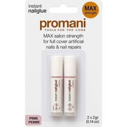 Promani Pembe Takma Tırnak Yapıştırıcısı 2x2gr - Promani (1)