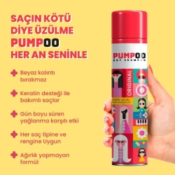 Pumpoo Original Kuru Şampuan 200ml - 6
