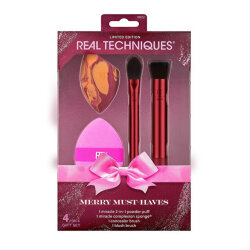 Real Techniques Merry Must Haves Mürdüm Makyaj Fırça ve Sünger Seti - Real Techniques (1)