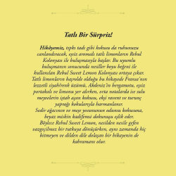 Rebul Sweet Lemon Spreyli Pet Şişe Kolonya 125ml - Rebul (1)