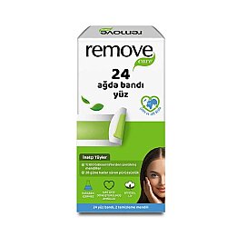 Remove Care Yüz Ağda Bandı İnatçı Tüyler 24'lü - Remove