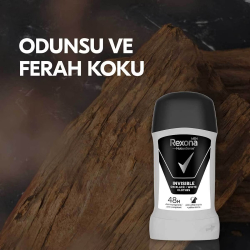 Rexona Men MotionSense Invisible Black + White Erkek Stick Deodorant 50 ml - 4