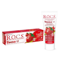 Rocs Teens 8-18 Yaş Diş Macunu Yaban Çileği 60 ml - Rocs