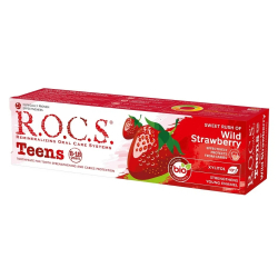 Rocs Teens 8-18 Yaş Diş Macunu Yaban Çileği 60 ml - Rocs (1)